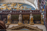 <center>La Collégiale Notre-Dame-des-Anges</center>Consoles à têtes de lion ou humaine soutenant la tribune.
