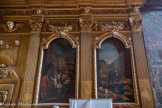 <center>La Collégiale Notre-Dame-des-Anges</center>Chapelle de Saint-Roch. St Roch donnant de l’argent aux pauvres. St Roch bénissant les pestiférés.