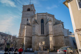 <center>La Collégiale Notre-Dame-des-Anges</center>Le chevet et le clocher sont reconstruits à partir du XVe siècle dans un style gothique méridional qui évolue vers une composition Renaissance.