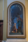 <center> Saint-Tropez. L'église Notre-Dame-de-l'Assomption </center>Notre Dame de la Garde de Gênes, don de la famille Terzitta après la guérison de leur fils Mario.