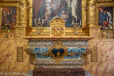 <center>Autel et retable dit de saint Eutrope</center>Autel en bois sculpté, doré et polychrome.