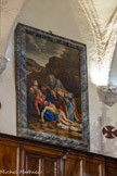 <center>La Descente de croix</center>Elle représente le corps du Christ entouré des Saintes Femmes. Ecole Provençale du 18ème siècle.
