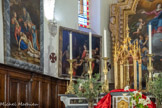 <center>Descente de Croix et  Présentation de saint Jean-Baptiste à Jésus.</center>