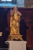 <center>L'église Saint Michel </center>Sainte Anne ? En bois taillé, peint, doré. 18e siècle.