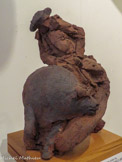<center>Musée Taurin à Béziers. </center>Terre cuite de Juan Martinez Lax (Murcia).