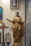 <center>Musée Taurin à Béziers. </center>Vierge en bois doré XVIIe. Coll. Musée du Biterrois