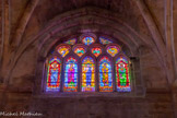 <center>Abbaye de Fontfroide.</center>L'abbatiale. Saint Matthieu, Saint Jean, le Christ, Saint Luc, Saint Marc.