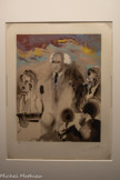 <center>Aliyah</center>Portrait de David Ben Gourion lisant la Déclaration d'indépendance en 1948.