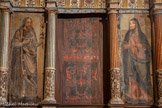 <center>Saint-Genis des Fontaines.</center>Retable du Rosaire. Joseph et Marie.
