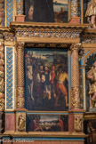 <center>Saint-Genis des Fontaines.</center>Arrestation de Saint Genis. Les deux saints : Jean, l'Evangéliste et Jean, le Baptiste.