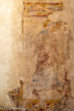 <center>Eglise Romane Saint-André</center>Peinture monumentale : Christ en croix et la Vierge. 12e siècle
