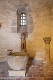 <center>Eglise Romane Saint-André</center>Fonts baptismaux.