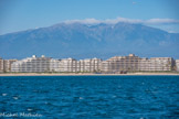 <center>« Navivoile » de Canet à Port-Vendres.</center>Canet-Plage et le Canigou.