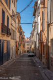<center>Perpignan.</center>Quartier Saint Jacques, ancien quartier juif (en catalan le Call), sur la colline du « Puig Sant Jaume ».