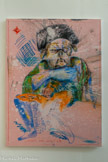 <center>Musée « Acentmètresducentredumonde » » </center>Gregory FORSTNER. LIBERTE DES CULTES. Huile sur lin,  2022