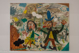 <center>Musée « Acentmètresducentredumonde » » </center>Matias SANCHEZ MARTIN. PINTOR Y PINTORA EN LA PLAYA. LOS DIAS FELICES Huile sur lin, 130 x 162 an, 2022.