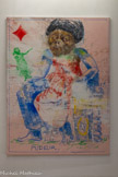 <center>Musée « Acentmètresducentredumonde » » </center>Gregory FORSTNER.
PUDEUR. Huile sur lin, 200 x 150 cm, 2022.