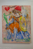 <center>Musée « Acentmètresducentredumonde » » </center>Gregory FORSTNER
GENIE DE LA GUERRE
Huile sur lin, 200 x 150 cm, 2022