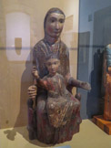 <center>Musée Art Roman.</center>Vierge XIIe. Olot (la Garrotxa)