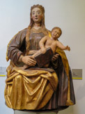 <center>Musée Art Roman.</center>Vierge catalane, XVe.