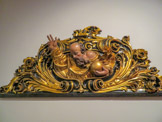 <center>Musée Art Roman.</center>Fragment d'un de sommet de retable.1675-1725.