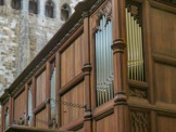 <center>La Cathédrale de Gérone.</center>L'orgue central.