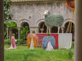 <center>La Cathédrale de Gérone.</center>Le cloître.