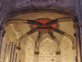 <center>La Cathédrale de Gérone.</center>Chapelle de Saint Jean-Baptiste et de Saint Jean l'Evangéliste. Sarcophage et gisant d'Ermessende de Carcassonne. Guillem Morell. XIe et 1385.