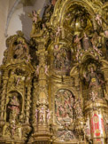 <center>Église Santa Maria de Cadaqués. </center>Retable de l'église Santa Maria de Cadaqués (par Pau Costa 1665-1727), dédié à Notre-Dame de l’Espérance, de style baroque. Naissance de la Vierge et l'Annonciation.