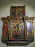 <center>Église Santa Maria de Cadaqués. </center>Retable de Sant Baldiri, 1570.