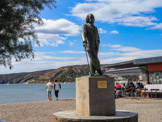 <center>Cadaqués.</center>Statue de Dali.