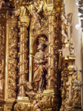 <center>Église Santa Maria de Cadaqués. </center>Retable de l'église Santa Maria de Cadaqués (par Pau Costa 1665-1727), dédié à Notre-Dame de l’Espérance, de style baroque. Saint Luc.