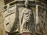 <center> Ille-sur-Têt.</center>La croix de cimetière. 16e siècle. La Vierge.