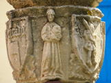 <center> Ille-sur-Têt.</center>La croix de cimetière. 16e siècle. La Vierge.