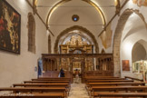<center>La chapelle Sainte Roseline.</center>Le bâtiment a été restauré en 1969 grâce au mécénat de Marguerite Maeght. Le jubé, séparant la nef du choeur, date de 1658.