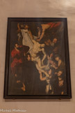 <center>La chapelle Sainte Roseline.</center>Descente de Croix.
Huile sur toile.
Antoine Martiny d’après Pierre-Paul Rubens, 1644.
Antoine Martiny est un peintre dracénois du XVIIe s. connu par les archives : nous savons qu’il est apparenté à une famille d’artistes, les Pautrier, maîtres-doreurs de Draguignan, et que son atelier se situait rue de l'Observance ; il est aussi connu par d’autres œuvres, à Draguignan (années 1640 et 1650), au Muy (années 1650), Entrecasteaux (1651), Bargemon (1658), ou encore Varages.
Par rapport à la composition de Rubens conservée à Anvers, Martiny a inversé l'image, ce qui tend à prouver qu’il connaissait