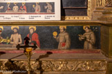 <center>La chapelle Sainte Roseline.</center>De gauche à droite : le Christ, St Jean, St Bernardin de Sienne, St Antoine de Padoue.