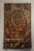 <center>Roquebrune-sur-Argens. </center>Tableau du Saint Sacrement. Elévation de l'Eucharistie, oeuvre datant du milieu du XVIIIe siècle, remis par monsieur le curé.