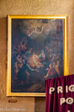 <center>L'Église Saint-Christophe.</center>Sur les côtés, deux tableaux peints par M. le Curé Chabert, en 1711. la Nativité.