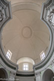 <center>Eglise abbatiale de St Pons</center>Le plafond elliptique, vers le vestibule.