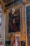 <center>La cathédrale Sainte-Réparate. </center>Chapelle Sainte Réparate. A gauche et à droite, épisodes de son martyre : torches enflammées,