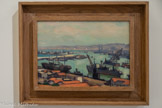 <center>Musée d'Art Moderne de Céret</center>Albert Marquet (1875-1947)
La Port d'Alger
s.d.
Huile sur toile