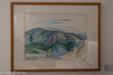 <center>Musée d'Art Moderne de Céret</center>Raoul Dufy (1877-1953)
Les Pyrénées 1949
Gouache sur papier