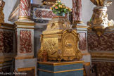 <center>Castelnou : L'église Sainte-Marie du Mercadal. </center>Le tabernacle.