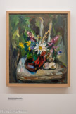 <center>Beauvoir-en-Royans</center>Couvent des Carmes. Exposition du peintre hollandais Bob ten Hoope. Nature morte avec légumes et fleurs. Huile sur toile.