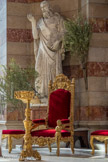 <center>La Basilique Cathédrale Sainte-Marie-Majeure</center>Le siège de l’évêque, la cathèdre, en bois doré est un cadeau de l’empereur Napoléon III à Mgr Eugène de Mazenod, alors évêque de Marseille.