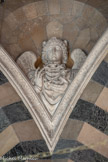 <center>La Basilique Cathédrale Sainte-Marie-Majeure</center>Trompe ornée d'un buste d’ange présentant l'étoile de la mer.