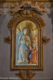 <center>L’église Sainte Marie </center>Autel et retable de Sainte Anne. Dans la niche centrale se trouve un groupe sculpté de sainte Anne, la Vierge fillette et saint Joachim vieillard.
