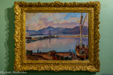 <center>Henri Lebasque (1865-1937)</center>Port de Saint-Tropez. 1906.
Huile sur toile. Fonds du Museon Tropelen.