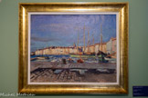 <center>Albert MARQUET 1875-1947</center>Saint-Tropez, le port, 1905.
Huile sur toile.
Legs Grammont, 1955.
Collection du Centre Pompidou, MNAM/CCI, Paris. En dépôt au Musée de l’Annonciade